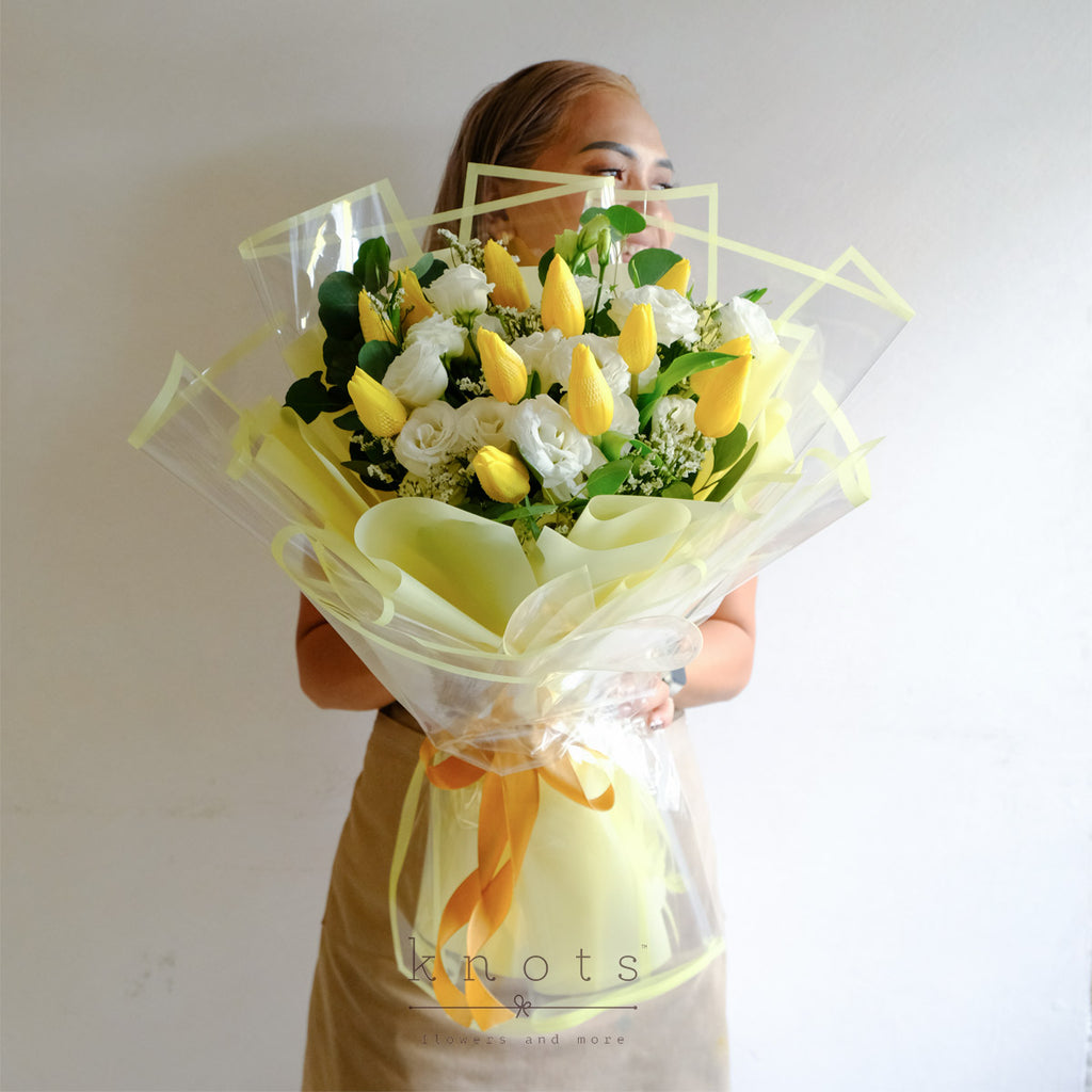 My Gorgeous Sunshine (Yellow Tulips Bouquet)