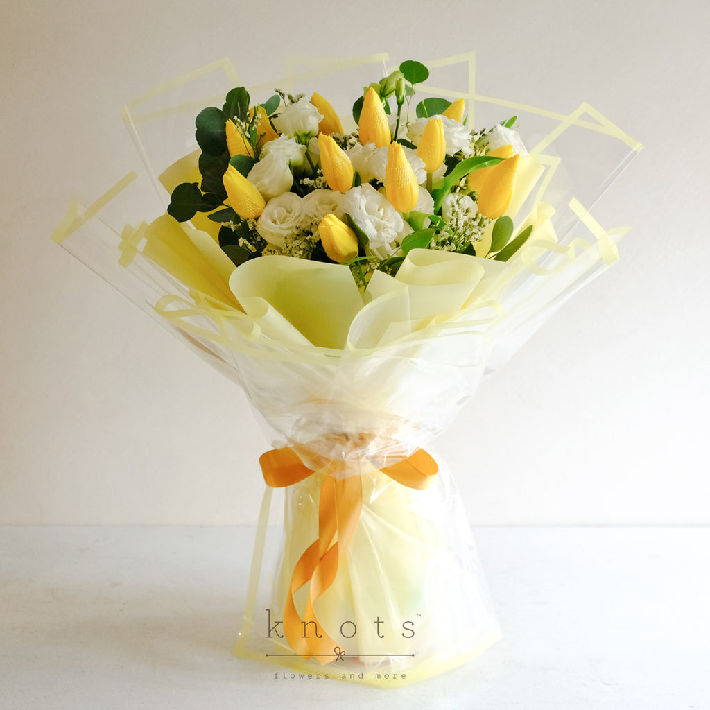 My Gorgeous Sunshine (Yellow Tulips Bouquet)