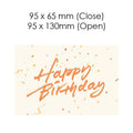 Happy Birthday (Orange)